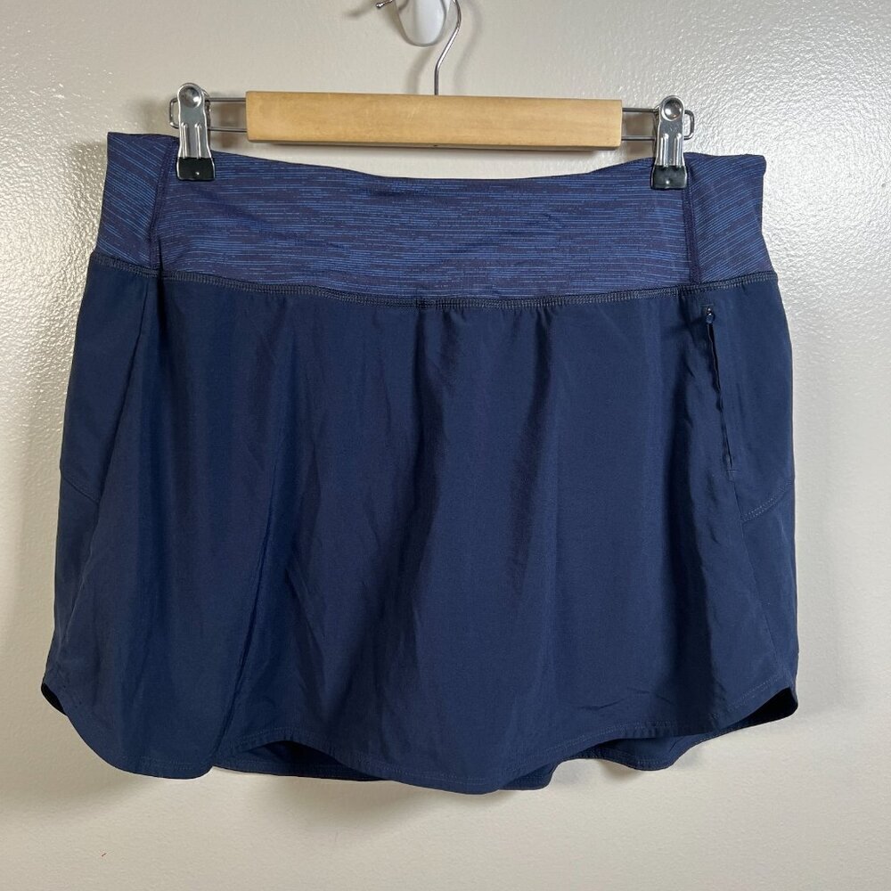 Outdoor Voices Hudson Skort Skirt Size XL Blue Athletic Active Travel Athleisure